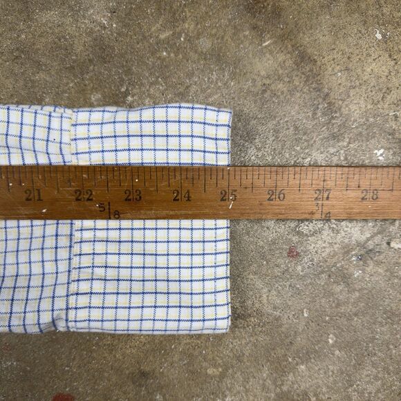 VTG Ruddock‎ Pearl Snap Western Shirt Men’s 17.5/35 Classic Fit Plaid USA Made - Picture 8 of 8